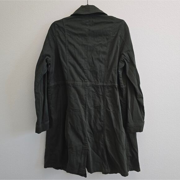 Torrid Dark Green Long Utility Jacket Size 00 – Military, Cargo - Picture 2 of 10